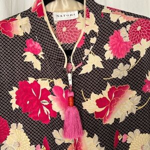 Natori - floral Kimono Robe Lingerie - Medium Large - Loungewear